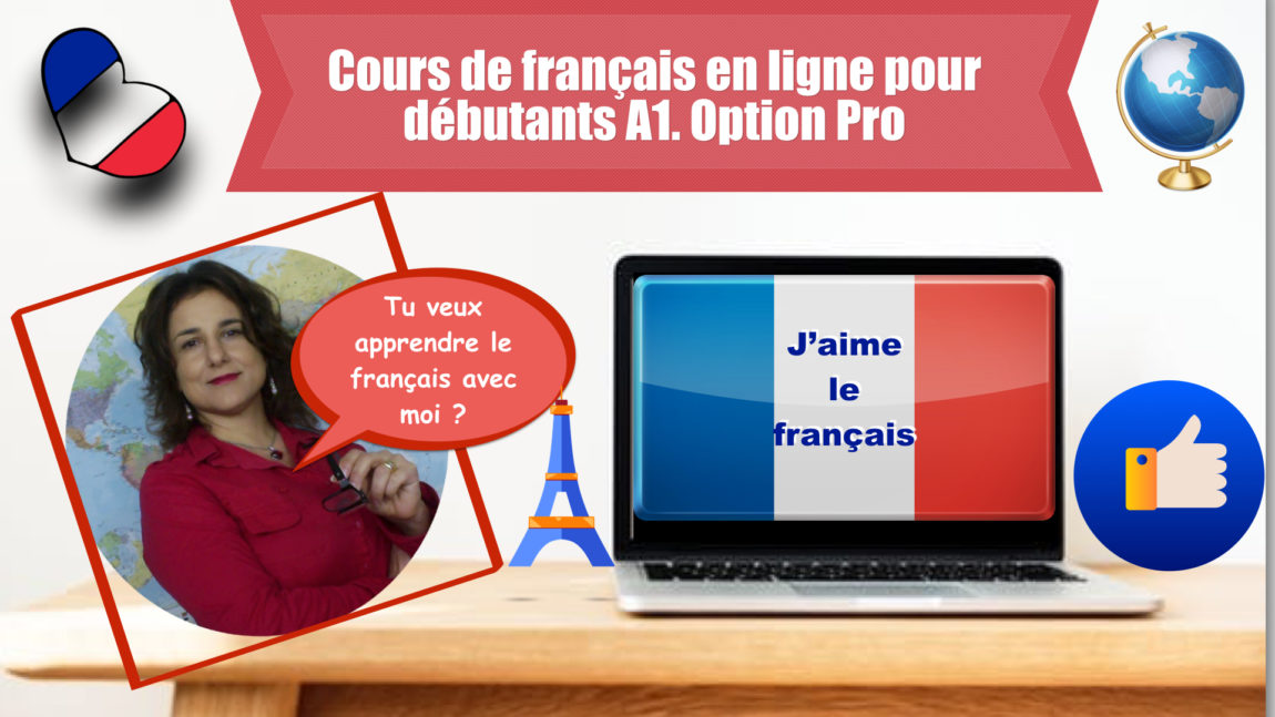 Cours de français en ligne complet pour débutants. Option Pro